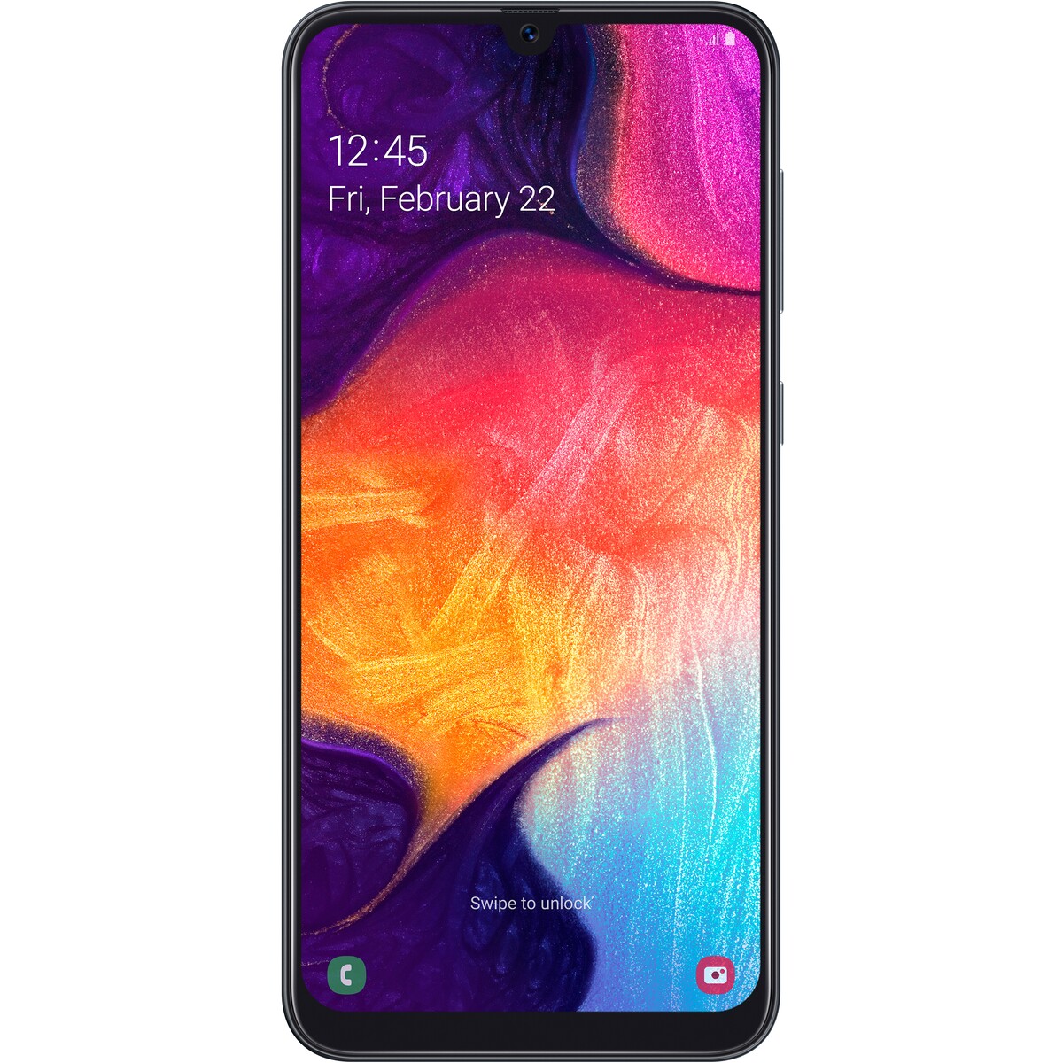 Desain dan layar Galaxy A50 yang memanjakkan mata