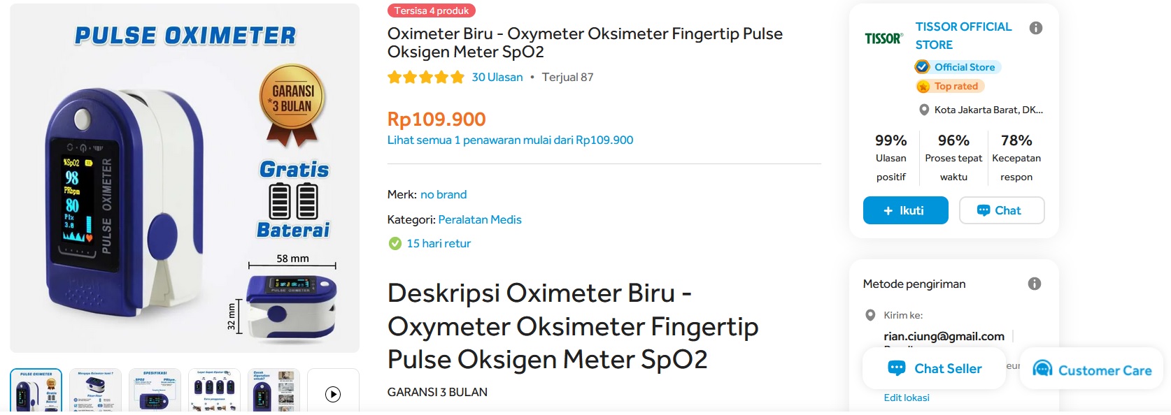Inilah Kegunaan dan Harga Pulse Oximeter yang Harus Kamu Ketahui