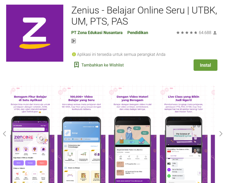 Download aplikasi ZenCore