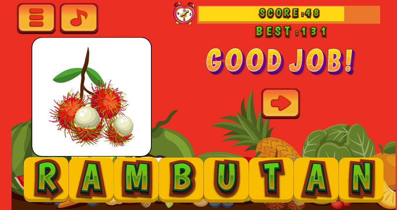 Fruit & Vegetable games