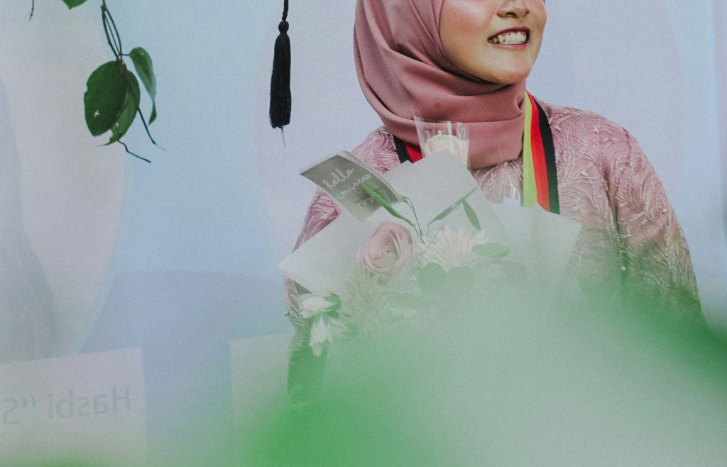 buket bunga wisuda
